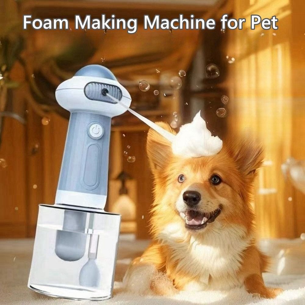 Quick Soap Making - 新しいスマート犬用ソープディスペンサー自動プレス泡製造機 USB 充電クイック泡犬洗濯バブラーペット用