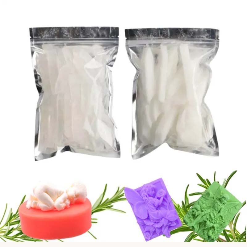 Soap Making Base - 250g DIY グリセリンソープベースバッグ - オーガニックビーガン クリアまたはホワイト