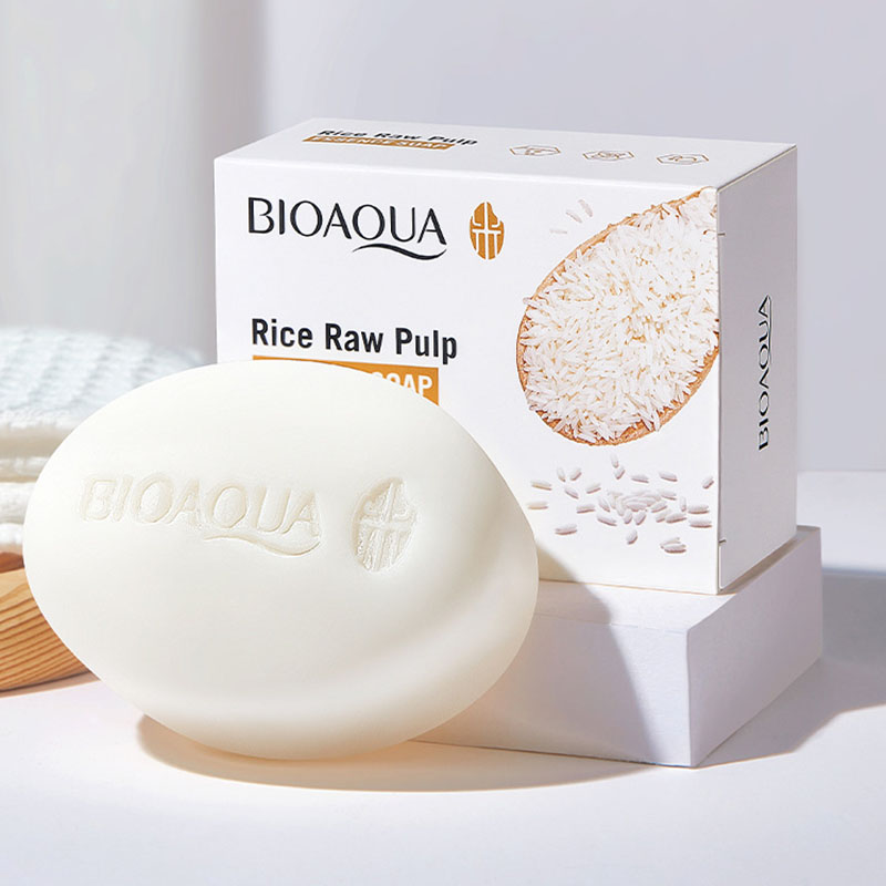 Soap Making Essential Oils - BIOAQUA 白米生パルプフェイシャルソープ洗顔フォーム洗顔料保湿オイルコントロールボディ入浴手作り石鹸