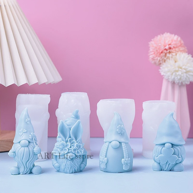 クリスマスドワーフシリコーンキャンドルモールド 3d サンタ - Soap Making Home のレビューと価格