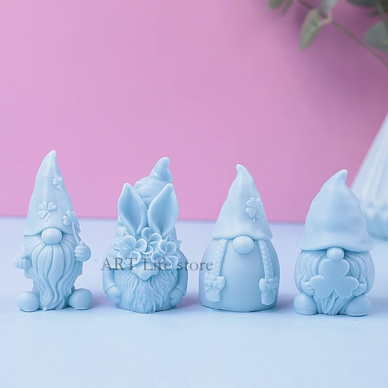 クリスマスドワーフシリコーンキャンドルモールド 3d サンタ - Soap Making Home のレビューと価格