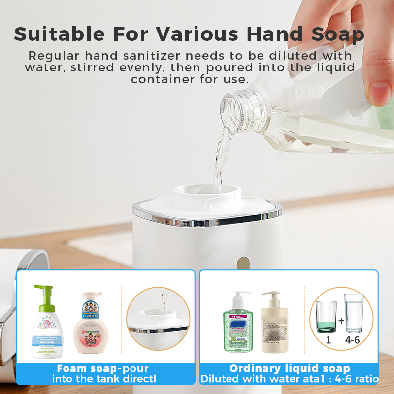 自動センサーソープディスペンサー、泡状手洗い装置、ポータブル - Soap Making Foam のレビューと価格