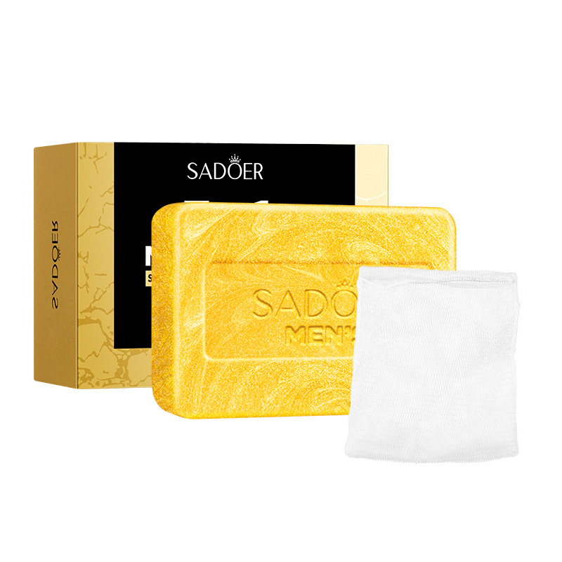 ラグジュアリーメンズ3in1ゴールデン洗顔石鹸：爽快、油分コ - Soap Making Essential Oils のレビューと価格