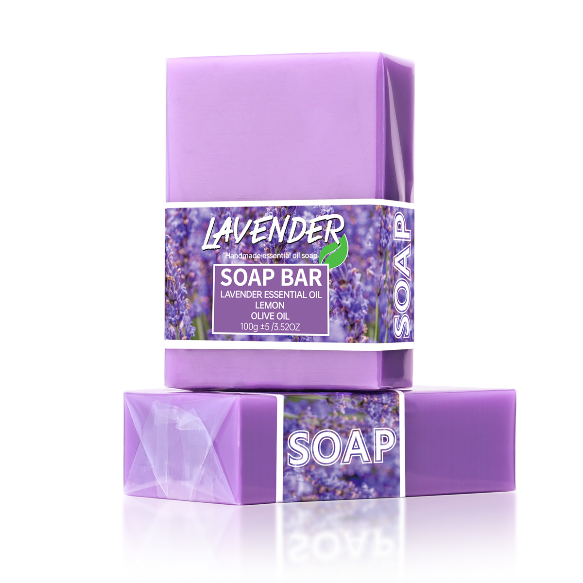 100 グラムラベンダーオイル手作りグリセリン石鹸バーボディ - Soap Making Essential Oils のレビューと価格