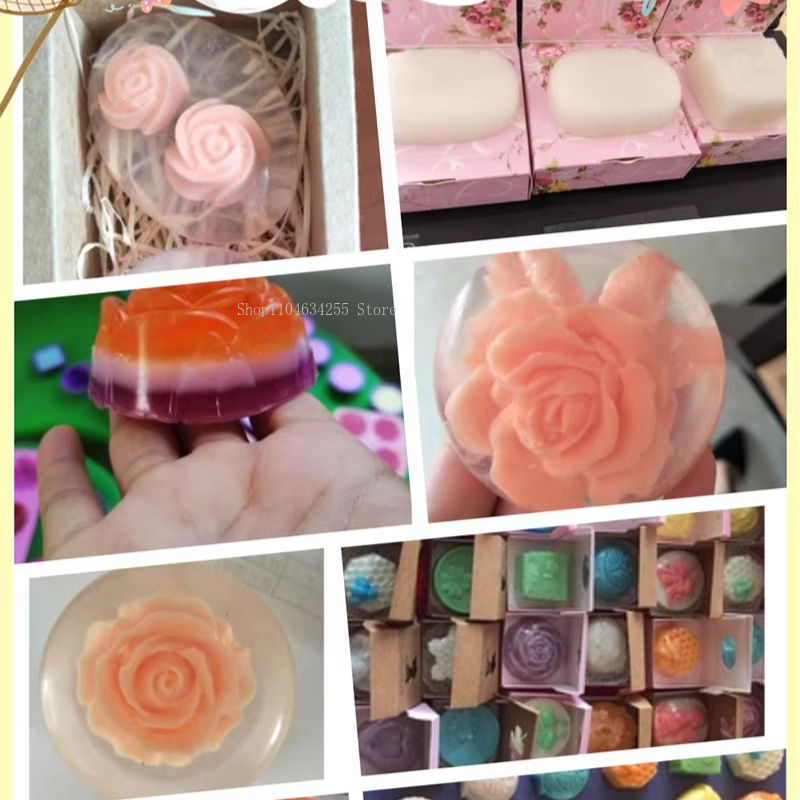 500 グラム/バッグ透明/乳白色の涙のないフォーミュラ天然 - Soap Making Base のレビューと価格
