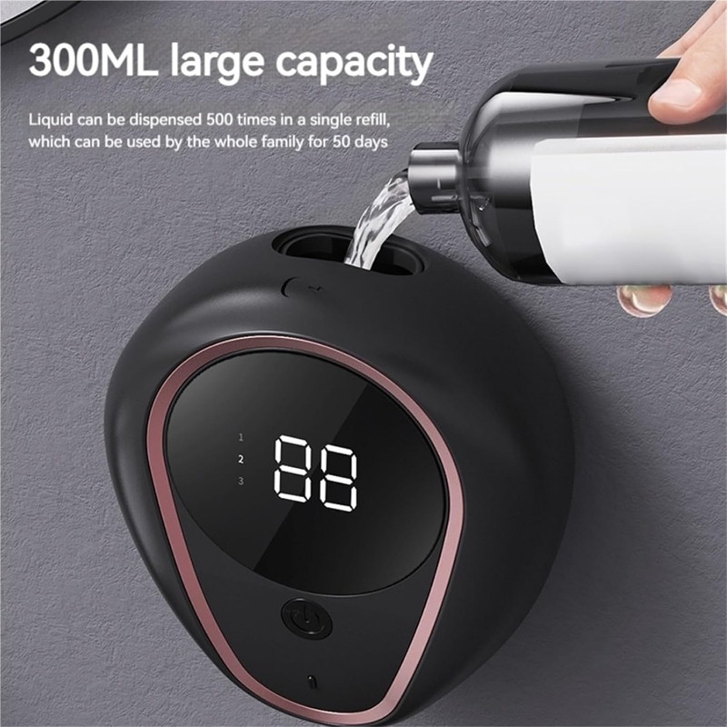 300ml インテリジェントソープディスペンサー バブルと手 - Soap Making Foam のレビューと価格