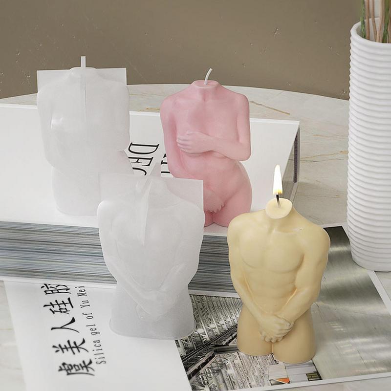 ヨーロッパ人体像キャンドルシリコーン型 3D 男性ボディ恥ず - Soap Making Scents のレビューと価格