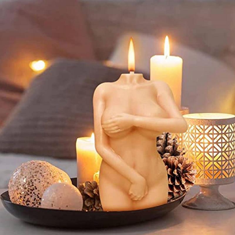 ヨーロッパ人体像キャンドルシリコーン型 3D 男性ボディ恥ず - Soap Making Scents のレビューと価格