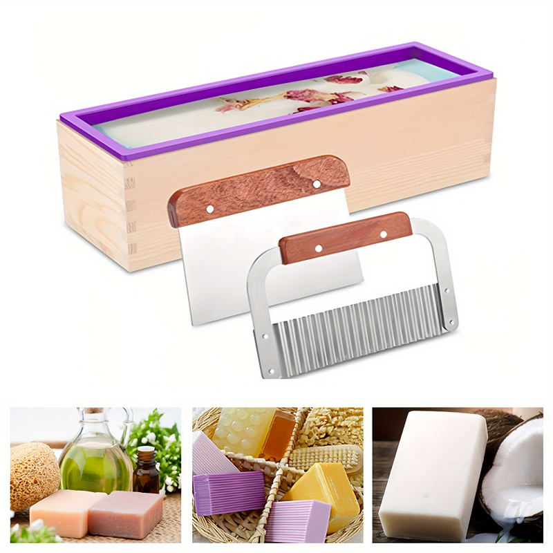 長方形手作り石鹸型 長方形石鹸型キット カッター付き - 4 - Soap Making Kit For Beginners のレビューと価格