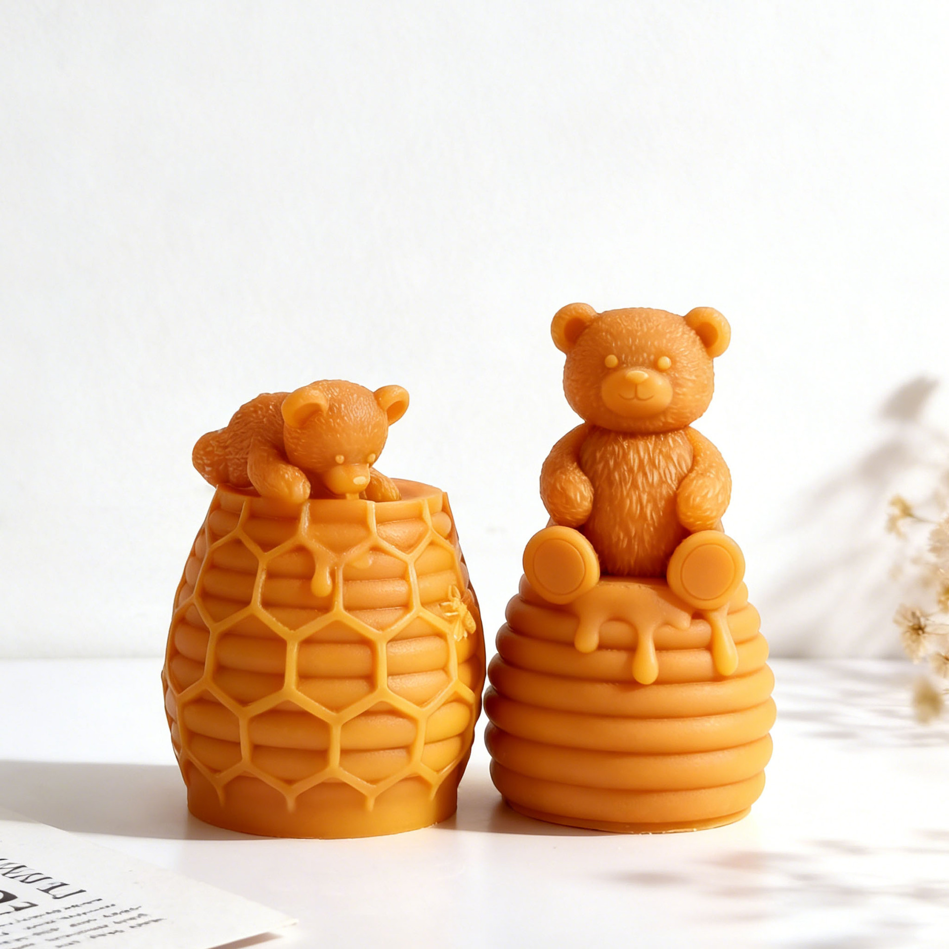 DIY ハニーポットベアアロマキャンドルシリコーン型蜂蜂蜜石 - Soap Making Recipes のレビューと価格