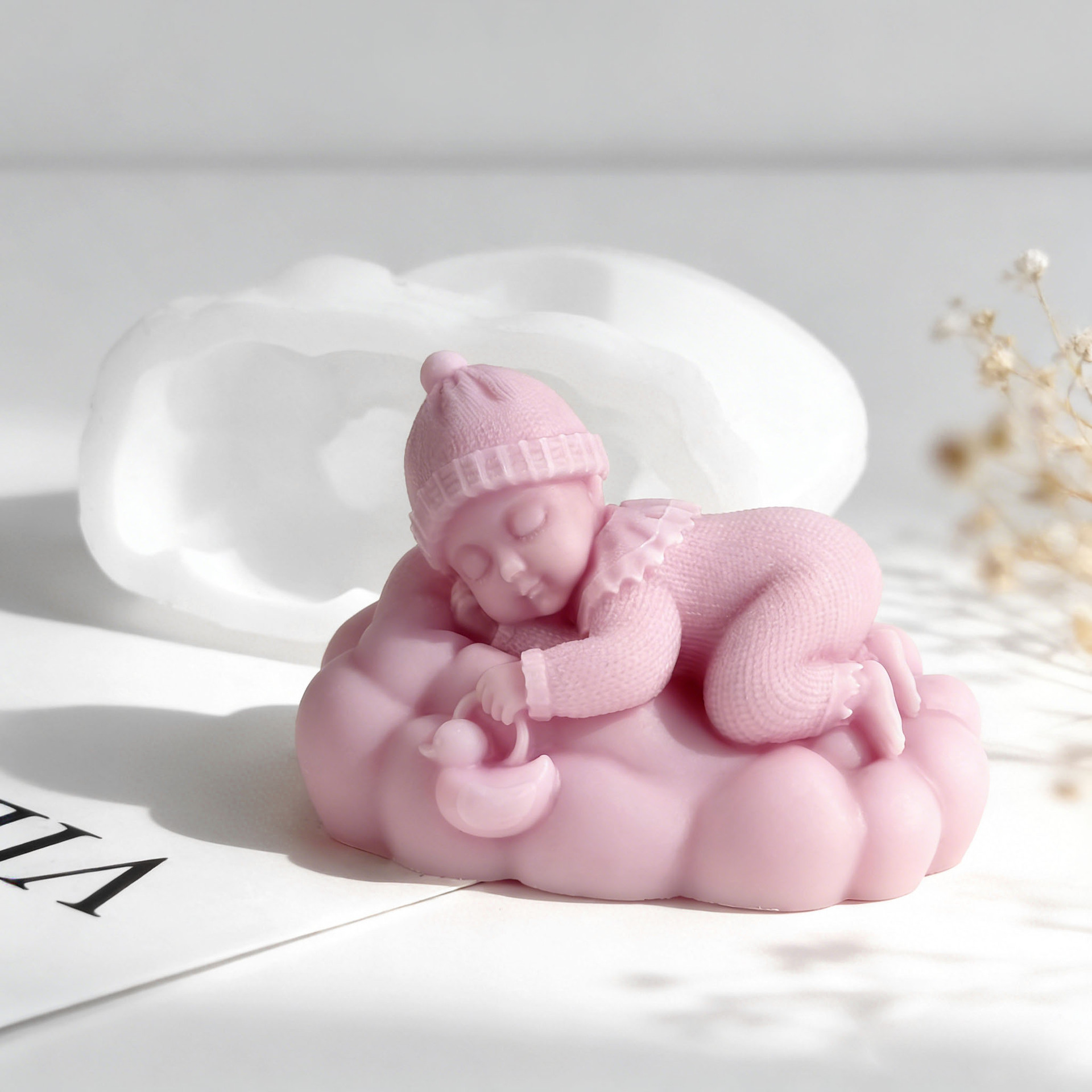 DIY 睡眠中の赤ちゃんシリコンキャンドル型 手作りアロマ石 - Soap Making Recipes のレビューと価格