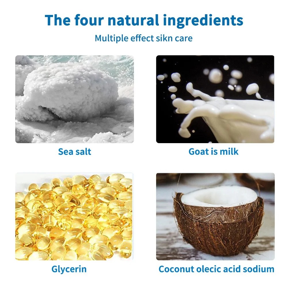 100 グラム手作り石鹸豊かで柔らかい泡天然手作り海塩ヤギミ - Soap Making Essential Oils のレビューと価格