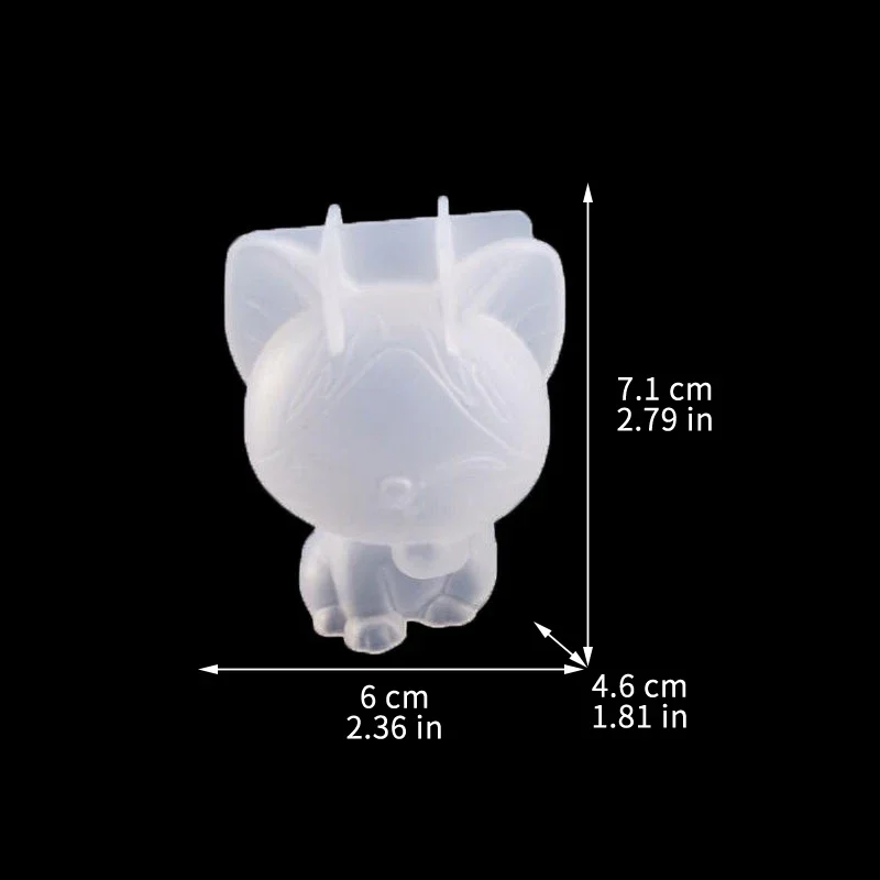 3D 幾何学的なシリコーンユニコーン猫鹿クマ型ソープキャンド - Soap Making Equipment のレビューと価格