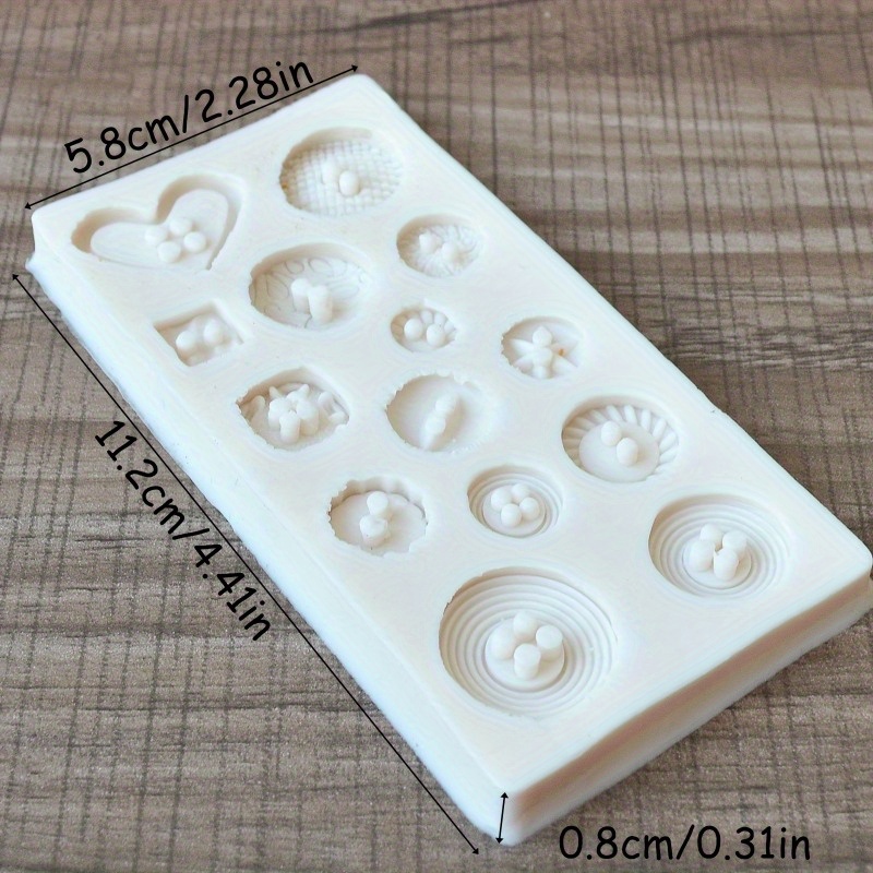 ボタン型シリコンモールド シリコンモールド 石鹸やキャンドル - Soap Making Silicone Molds のレビューと価格
