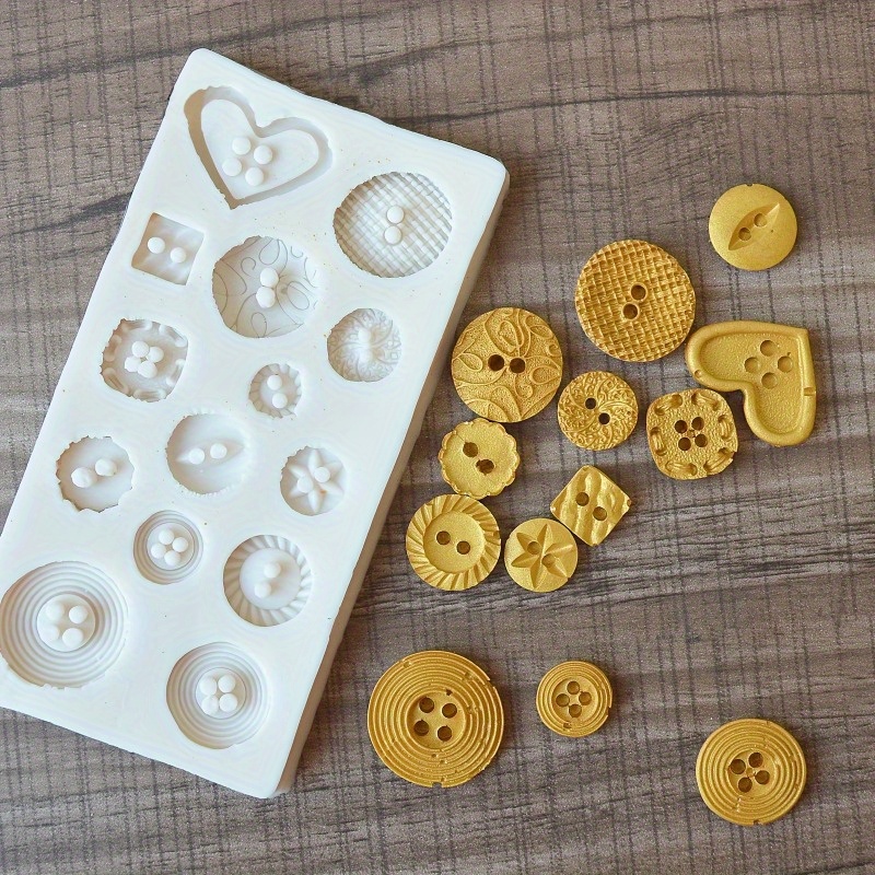 ボタン型シリコンモールド シリコンモールド 石鹸やキャンドル - Soap Making Silicone Molds のレビューと価格