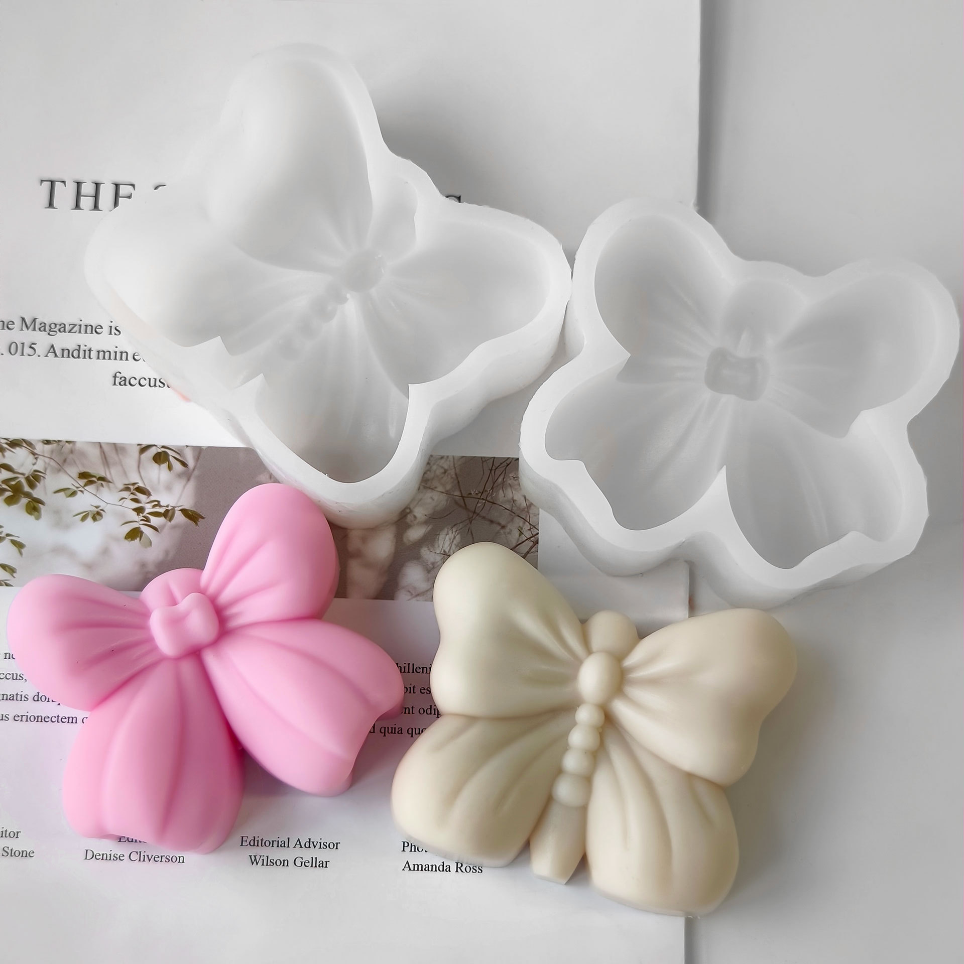 蝶の香りのキャンドル石膏オーナメントモールド手作り石鹸ソイワ - Soap Making Scents のレビューと価格