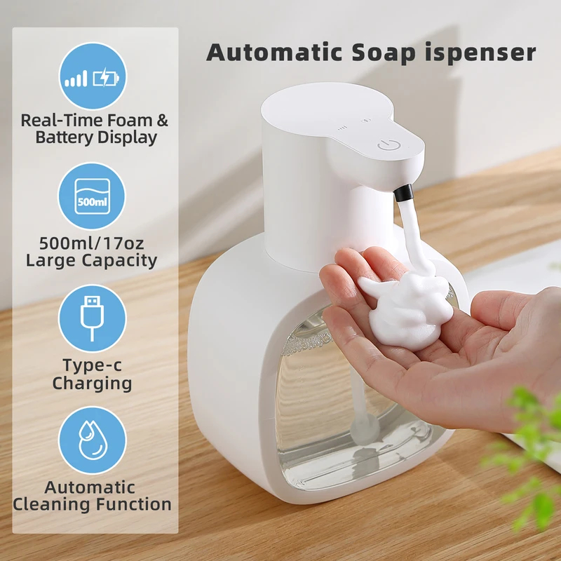 新しい壁掛け式自動ソープディスペンサー フォームスマートハン - Soap Making Foam のレビューと価格