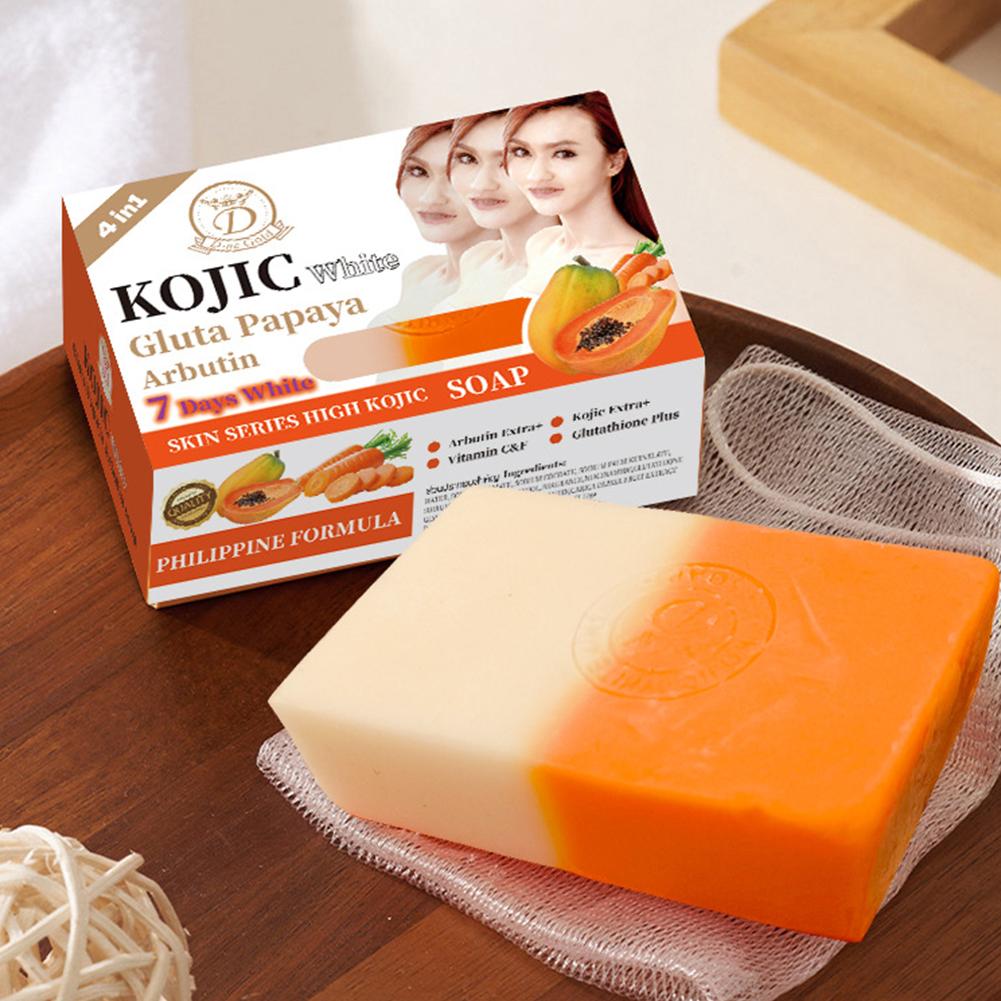 160g パパイヤ コジ酸 エッセンシャルオイル石鹸、ビタミ - Soap Making Essential Oils のレビューと価格