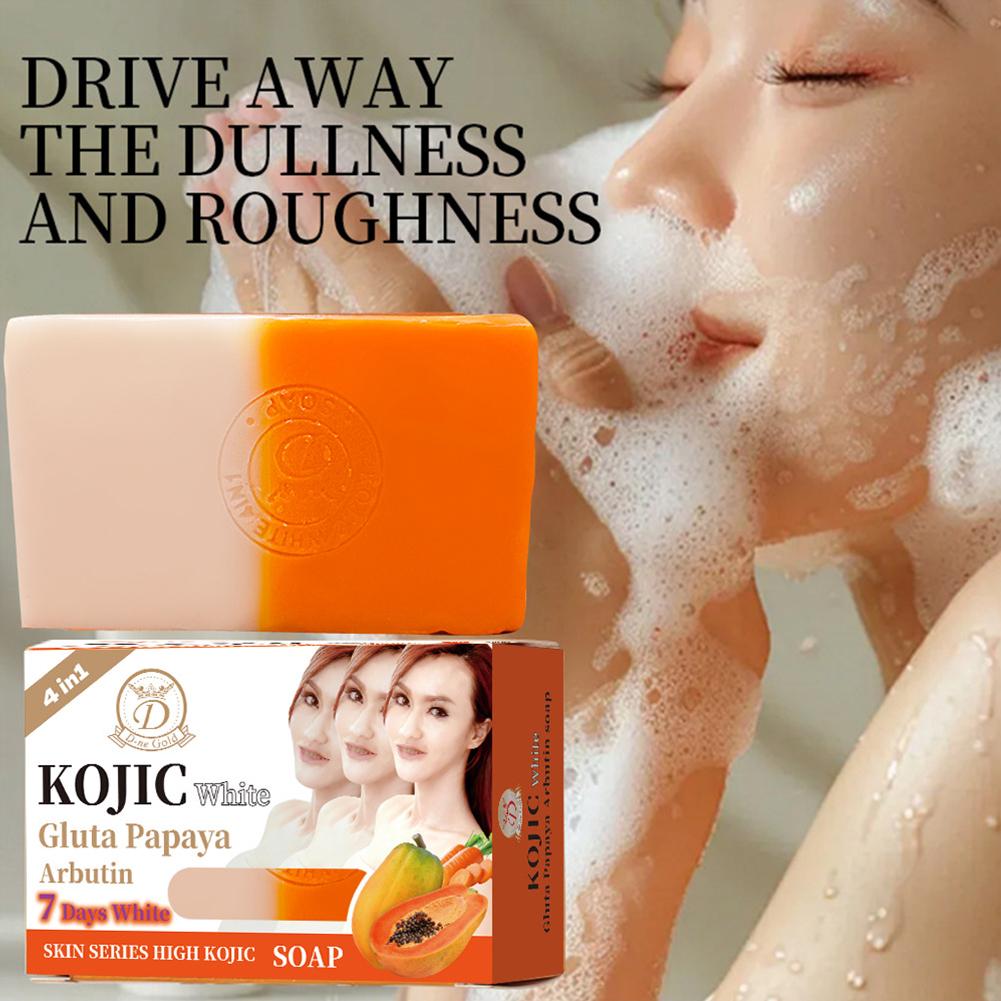 160g パパイヤ コジ酸 エッセンシャルオイル石鹸、ビタミ - Soap Making Essential Oils のレビューと価格