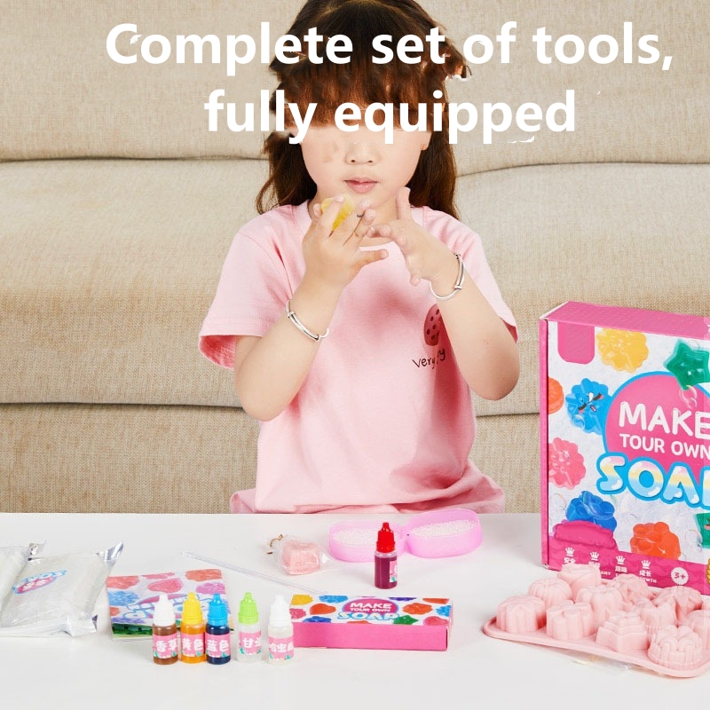 DIY 手作り石鹸クリスタル石鹸植物石鹸作り材料女の子のおも - Soap Making Kit For Beginners のレビューと価格