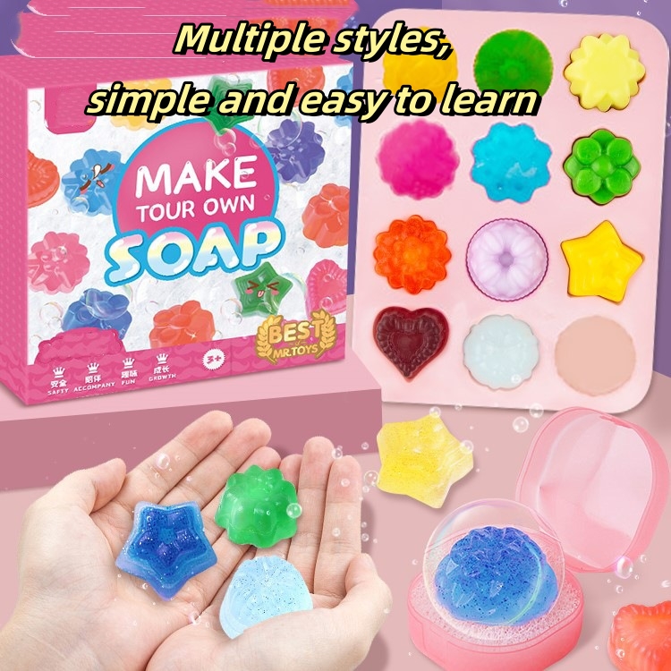 DIY 手作り石鹸クリスタル石鹸植物石鹸作り材料女の子のおも - Soap Making Kit For Beginners のレビューと価格