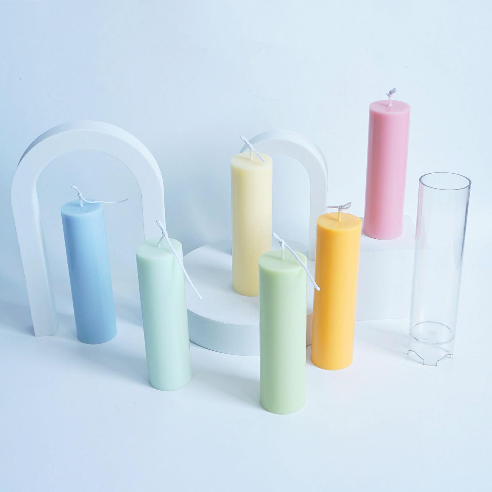 シリンダーキャンドル型 4.4x17.6cm シンプルな幾何 - Soap Making Scents のレビューと価格