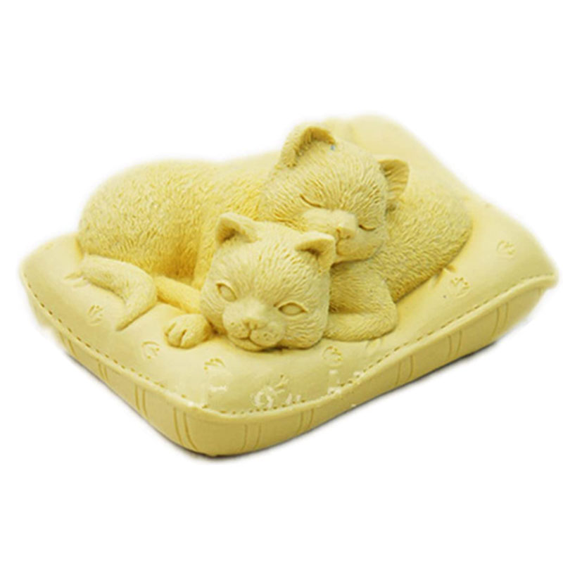 ノンスティックシリコーン猫型 3Dシリコーン石鹸金型diyク - Soap Making Art のレビューと価格