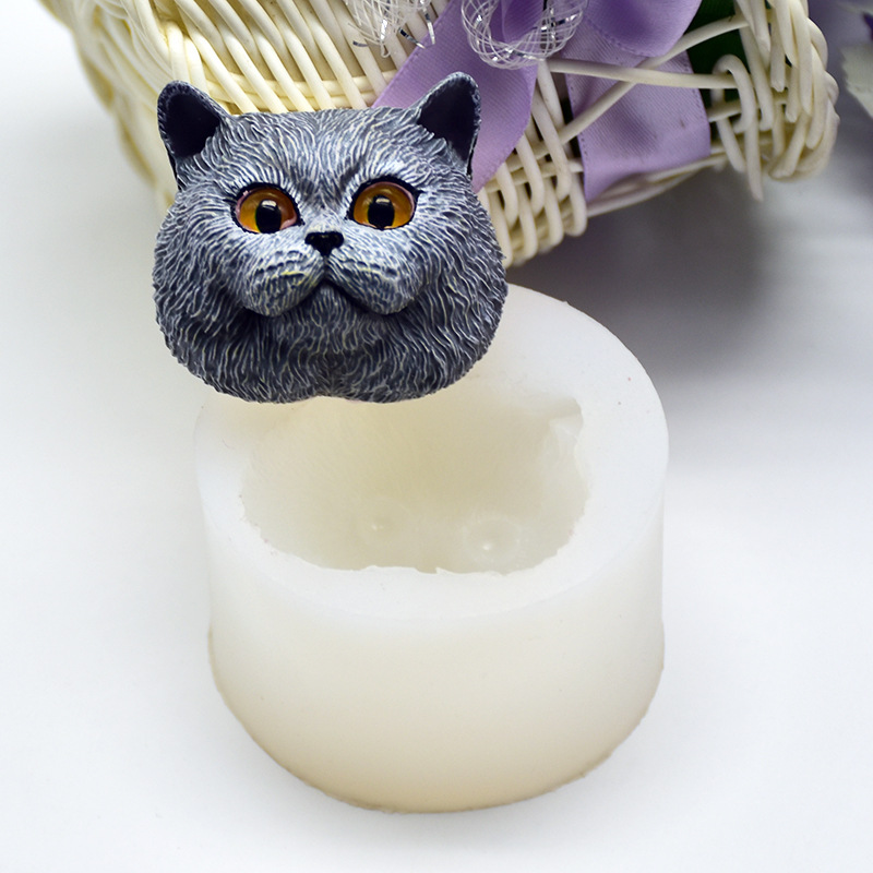 シリコーン型短毛猫型手作りチョコレート石鹸型フォンダンケーキ - Soap Making Silicone Molds のレビューと価格