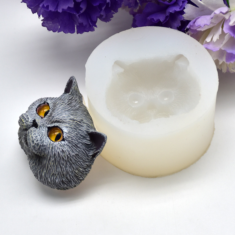 シリコーン型短毛猫型手作りチョコレート石鹸型フォンダンケーキ - Soap Making Silicone Molds のレビューと価格