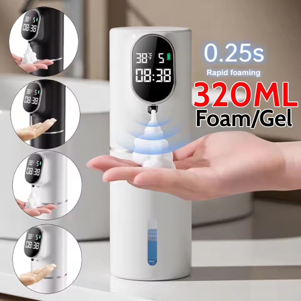 Mi 自動 LED 液体泡ソープディスペンサー 5 段階調整 - Soap Making Foam のレビューと価格