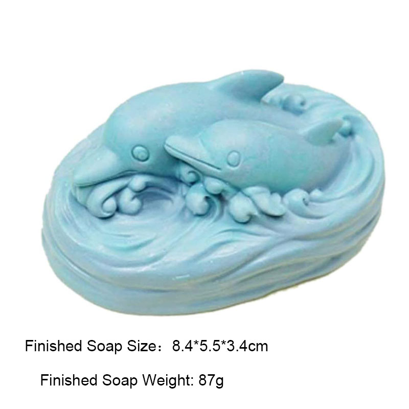 1 個イルカクラフトアートシリコーン石鹸型クラフト金型 DI - Soap Making Art のレビューと価格
