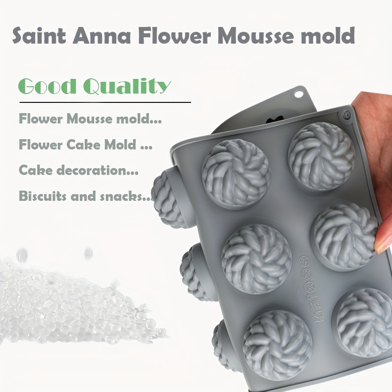 1個のケーキ型 サンタアナフローラル - 花の形をしたムース - Soap Making Recipes のレビューと価格