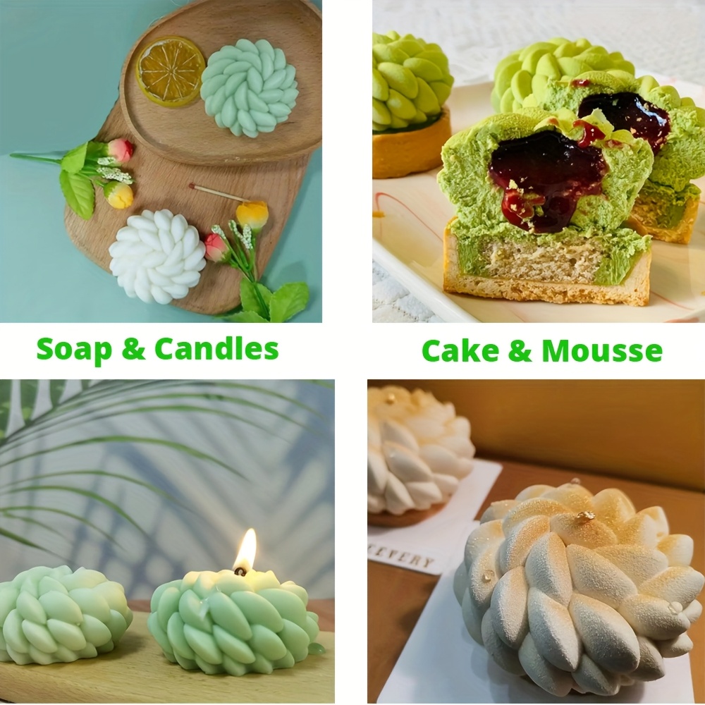 1個のケーキ型 サンタアナフローラル - 花の形をしたムース - Soap Making Recipes のレビューと価格