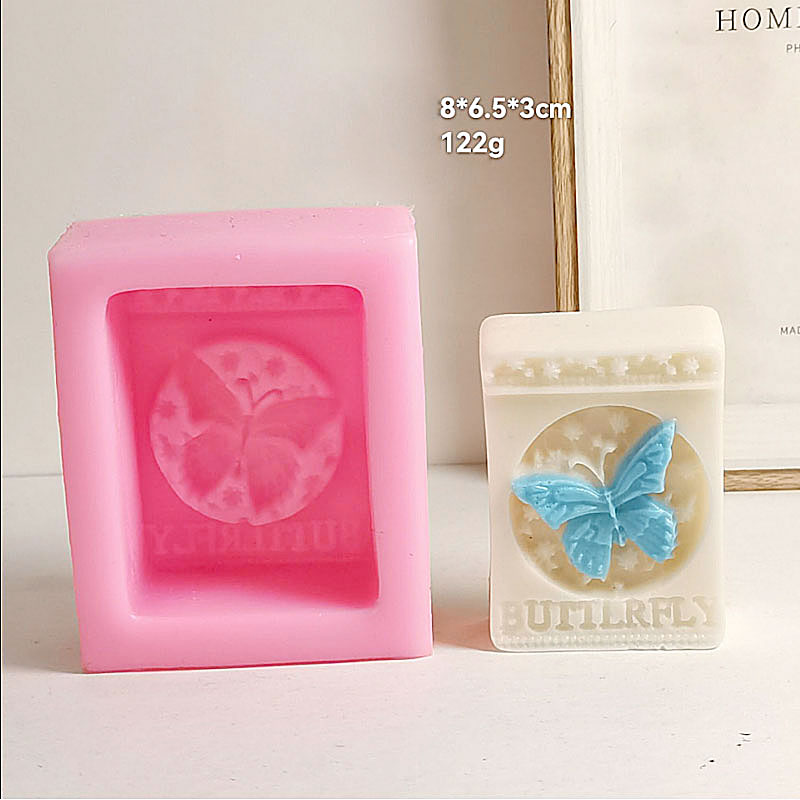 DIYバタフライ手作り石鹸シリコーン型正方形キャンドル樹脂金 - Soap Making Home のレビューと価格