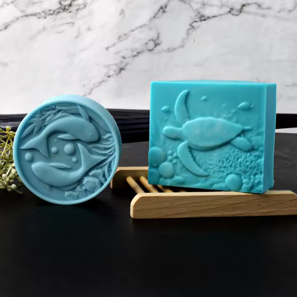 3DタツノオトシゴシリコンソープモールドDIYウミガメサメ動 - Soap Making Home のレビューと価格
