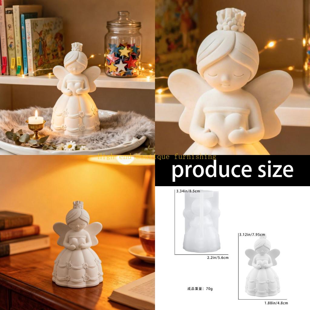L9NB シリコーンプリンセスエンジェル人形型かわいいフィギ - Quick Soap Making のレビューと価格