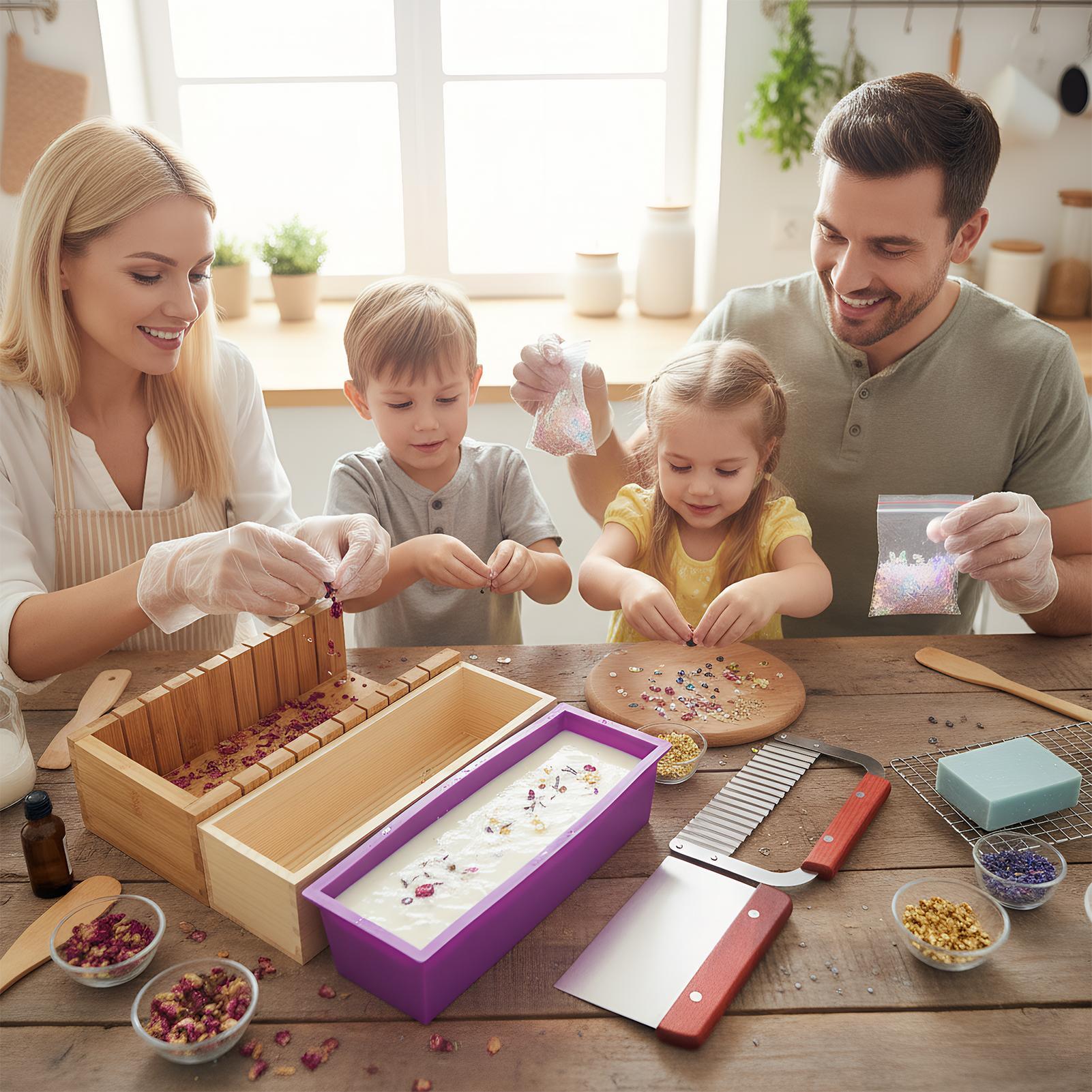 石鹸作り型 カッター付き クイックリリース クラフト用品 4 - Quick Soap Making のレビューと価格