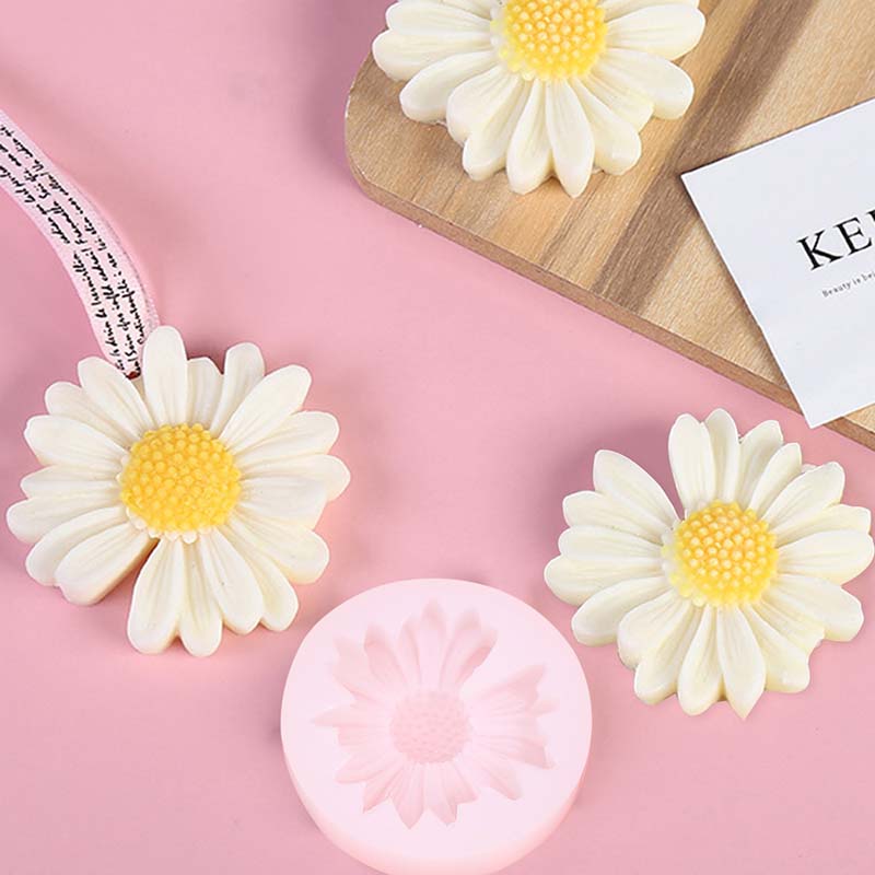 DIY キャンドルシリコーン型デイジーカモミールフラワーキャ - Soap Making Home のレビューと価格