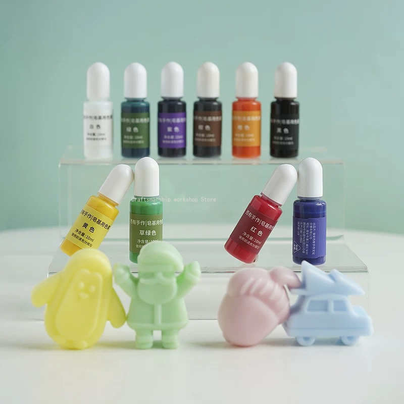 手作り石鹸ベース顔料 10 色 10 ミリリットル DIY  - Soap Making Base のレビューと価格