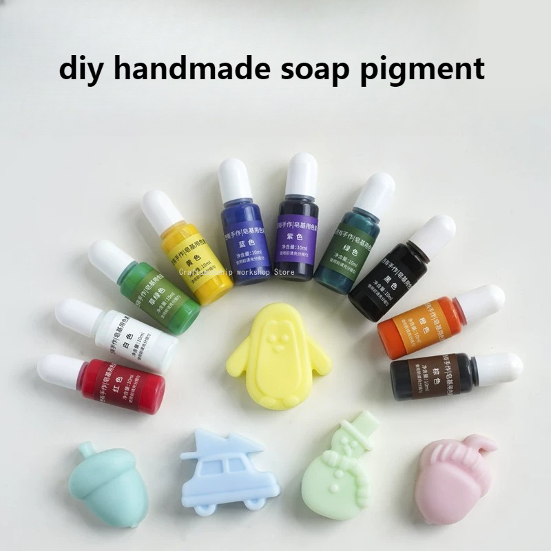手作り石鹸ベース顔料 10 色 10 ミリリットル DIY  - Soap Making Base のレビューと価格